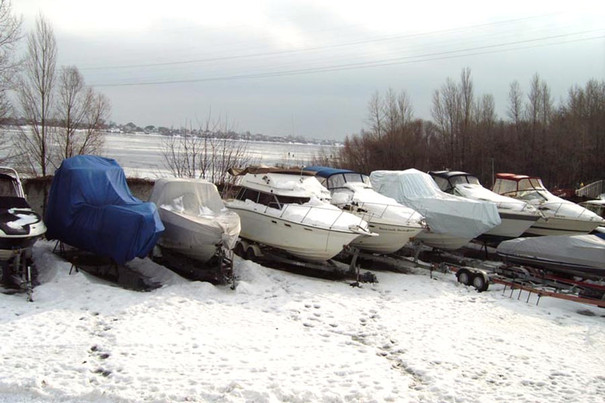 Лодки и катера зимой надо хранить правильно!