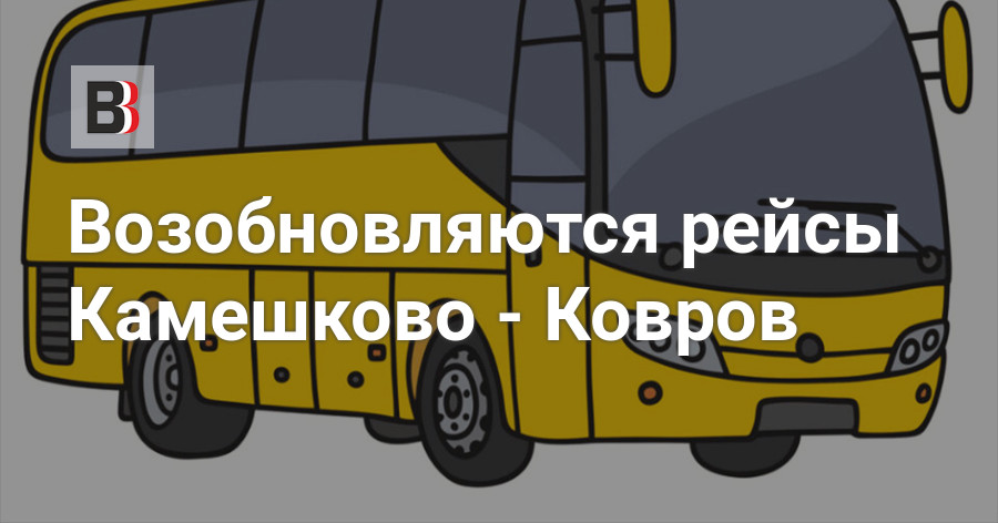 Автобус ковров камешково